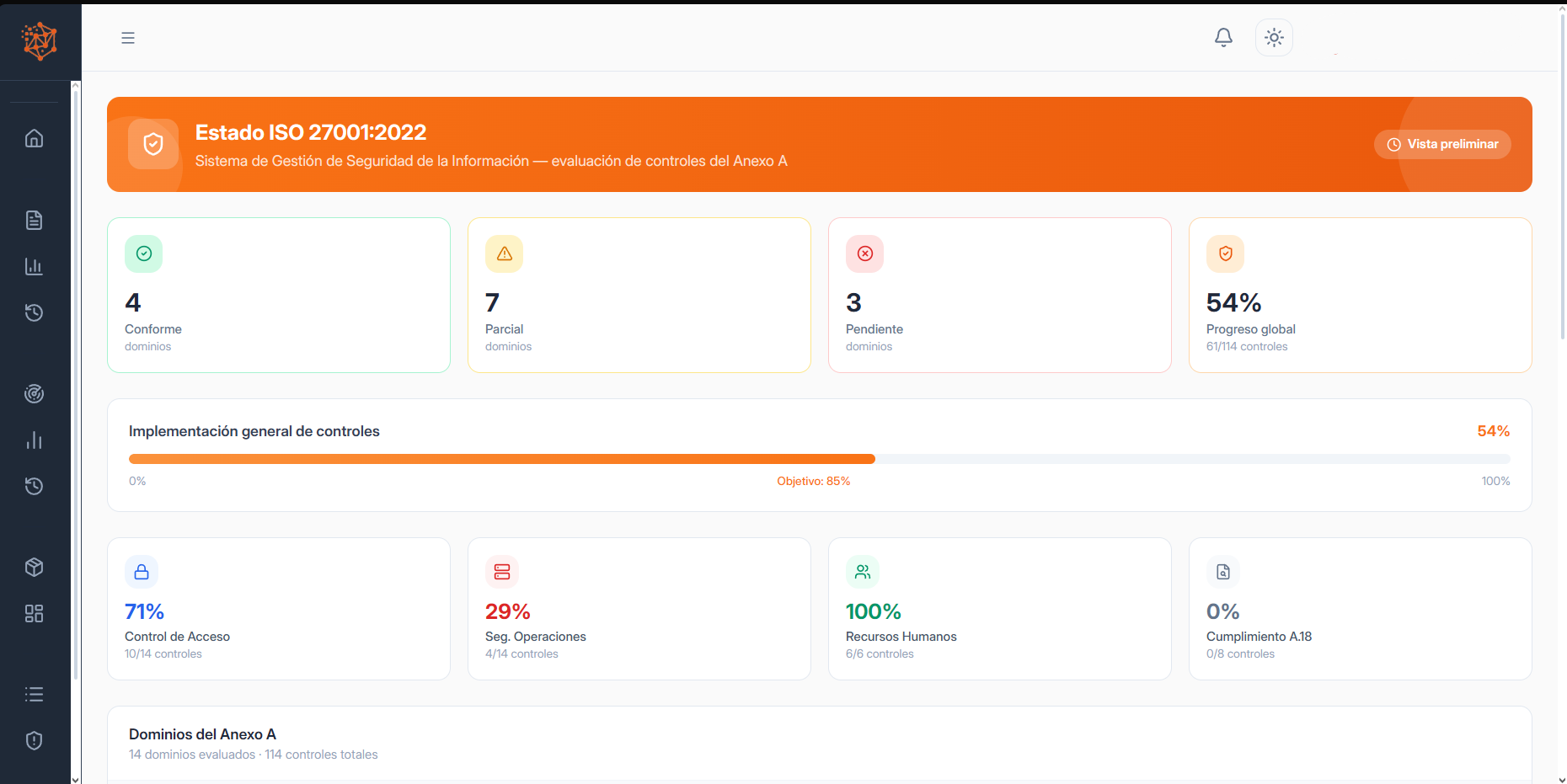 NISTRACK — Cumplimiento Multi-Framework